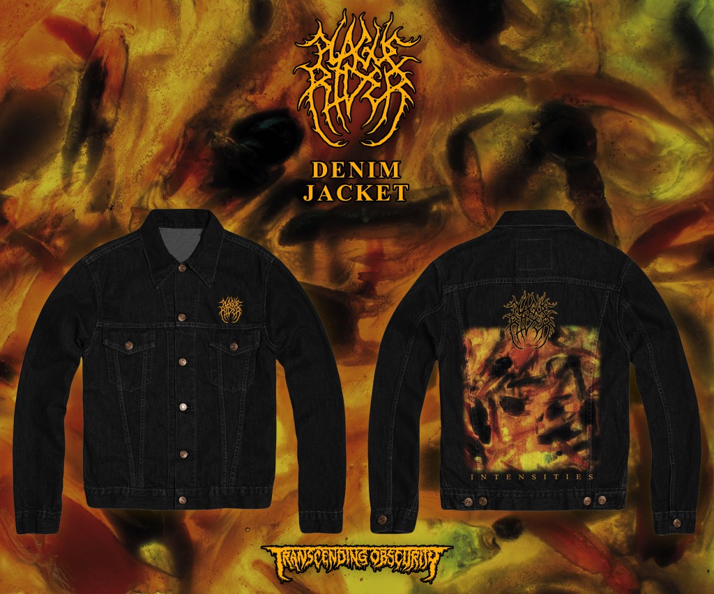 Plague Rider - Intensities Album Artwork Denim Jacket - TRANSCENDING ...