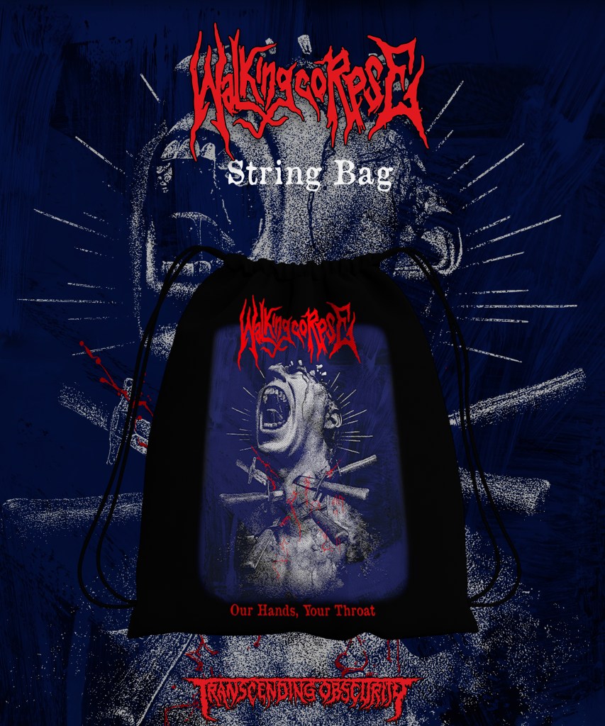 WALKING CORPSE - Our Hands, Your Throat Album Artwork String Bag ...